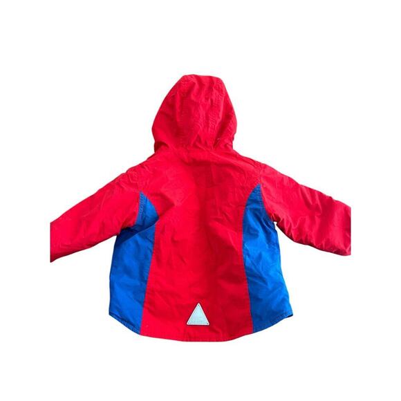 L.L. Bean Kid's Red Lightweight Long Sleeves Zip Up Shell Jacket Size 2T - Picture 5 of 7